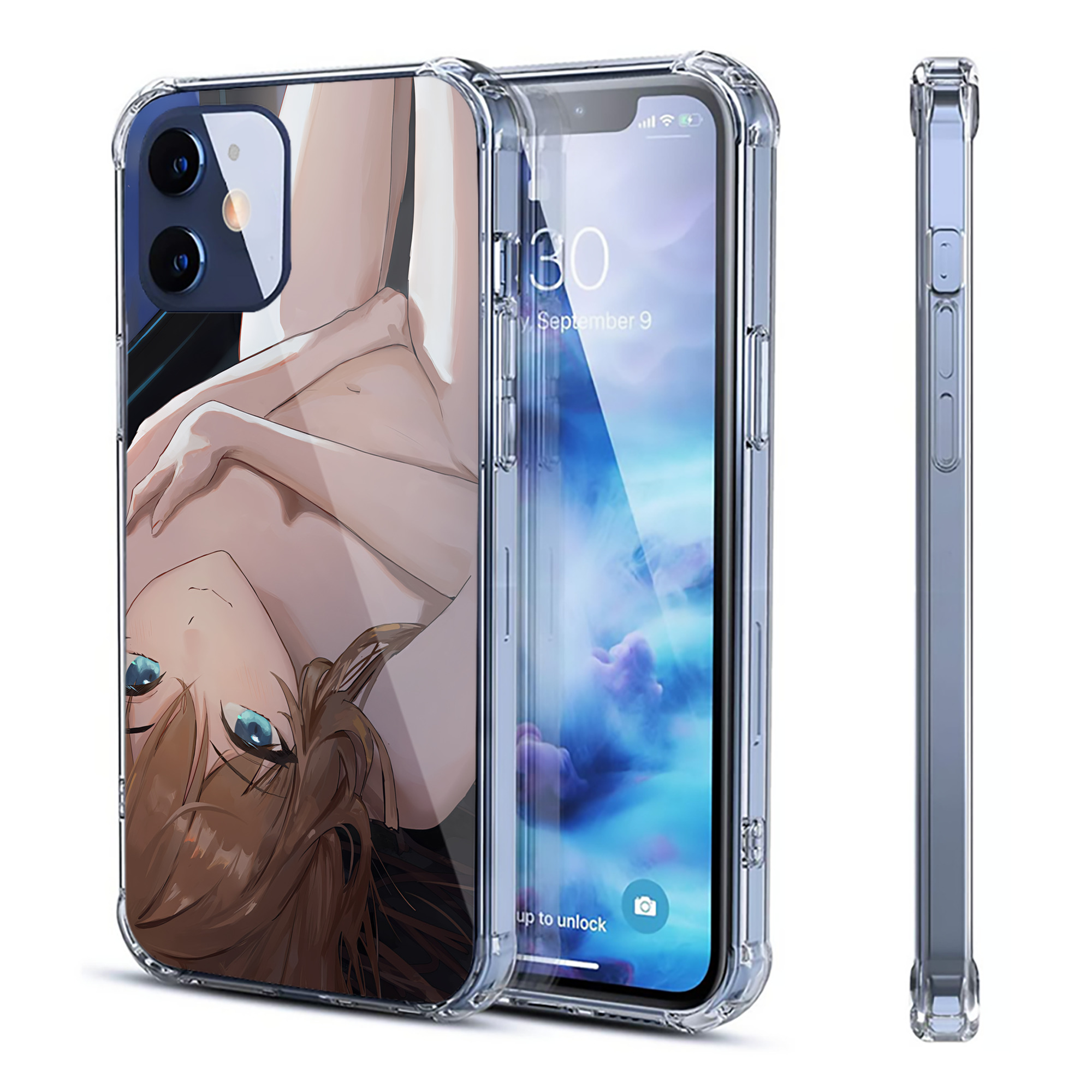 （画像用） EVA 新世紀エヴァンゲリオン 【iPhone 12シリーズ対応】透明スマホケース（クリアソフトケース）